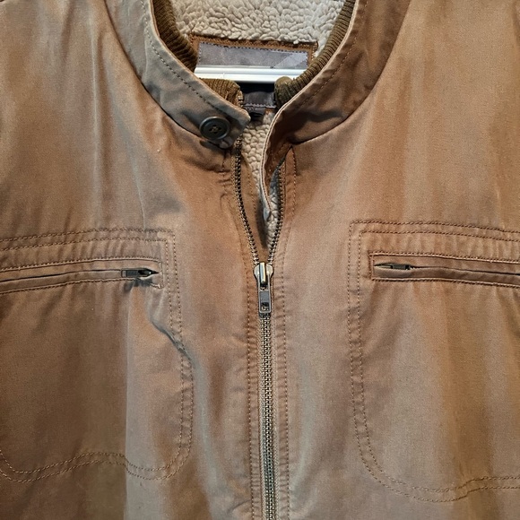 Old Navy Canvas Sherpa lined work coat size XXL. - Picture 9 of 11